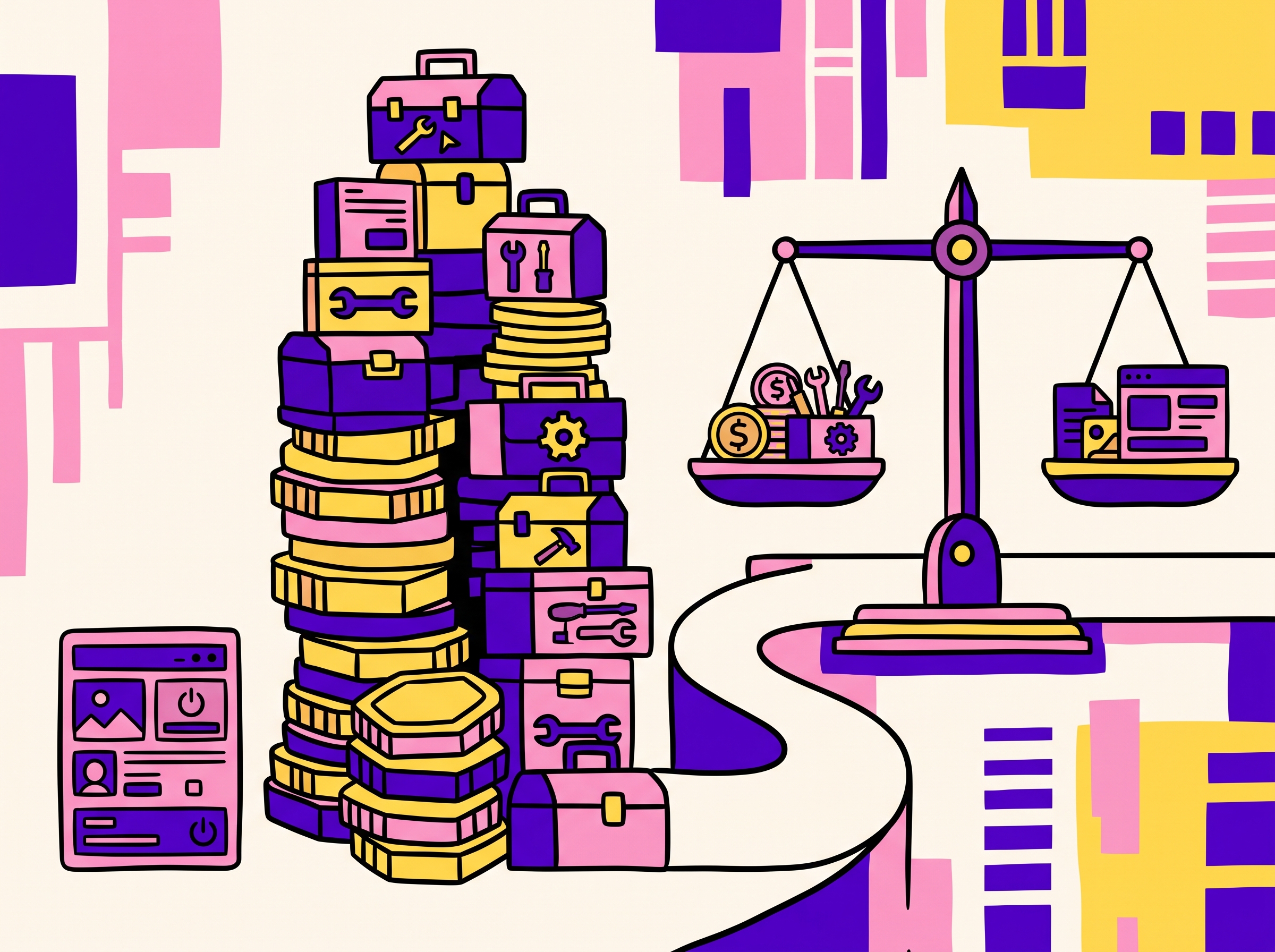 Icon-only split of automated outbound machinery versus human-owned writing and conversation